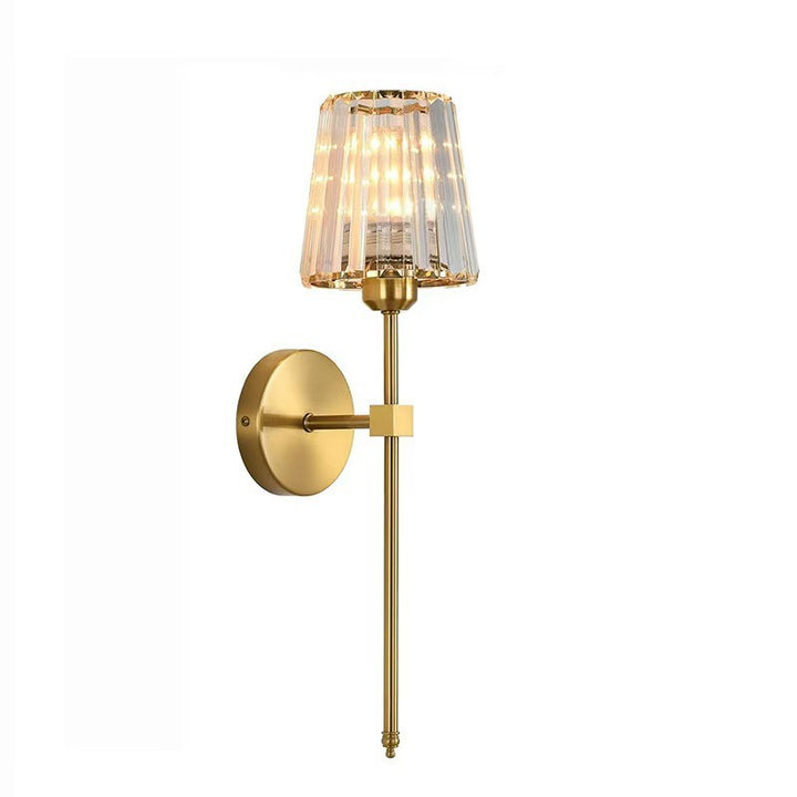 Elegante Kristall Wandlampe