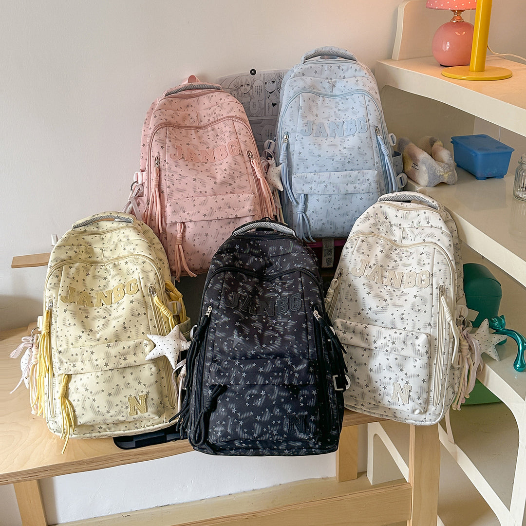 Stylischer Rucksack mit Sternmuster Karnz