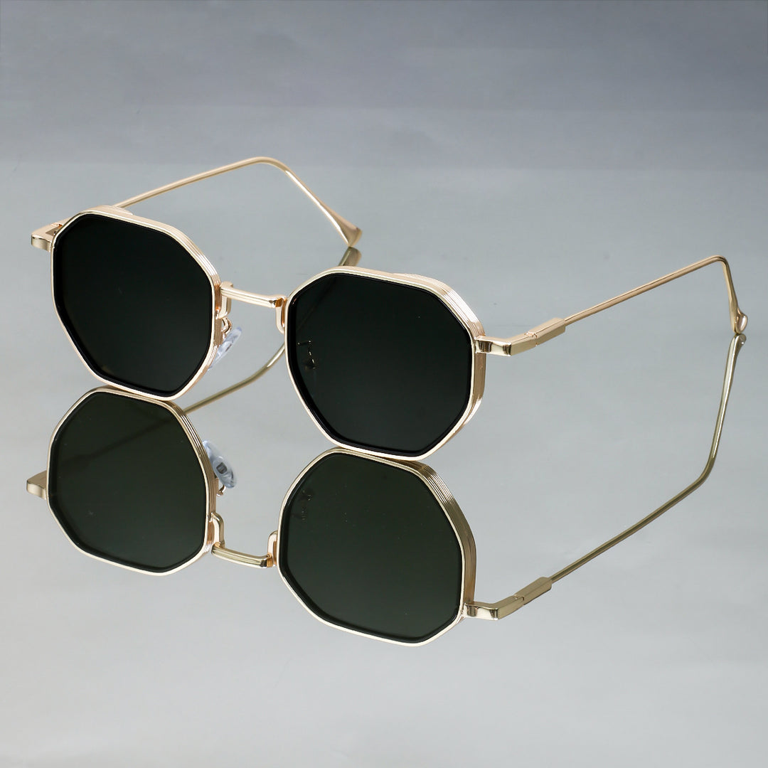 Damen Sonnenbrille im eleganten, geometrischen Stil mit strapazierfähigem Rahmen Karnz
