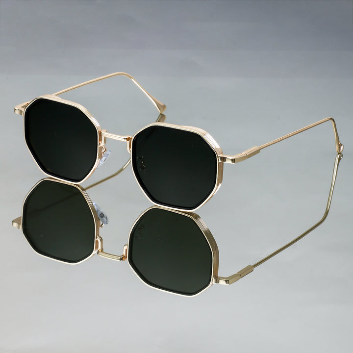 Damen Sonnenbrille im eleganten, geometrischen Stil mit strapazierfähigem Rahmen Karnz