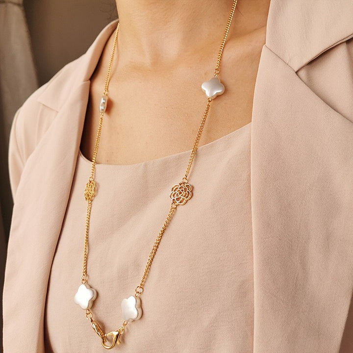 Blumen Brillen Kette Karnz