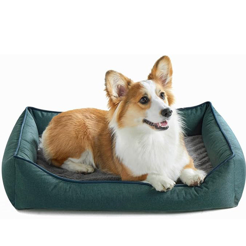 Orthopädisches Hundebett mit Unterstützung