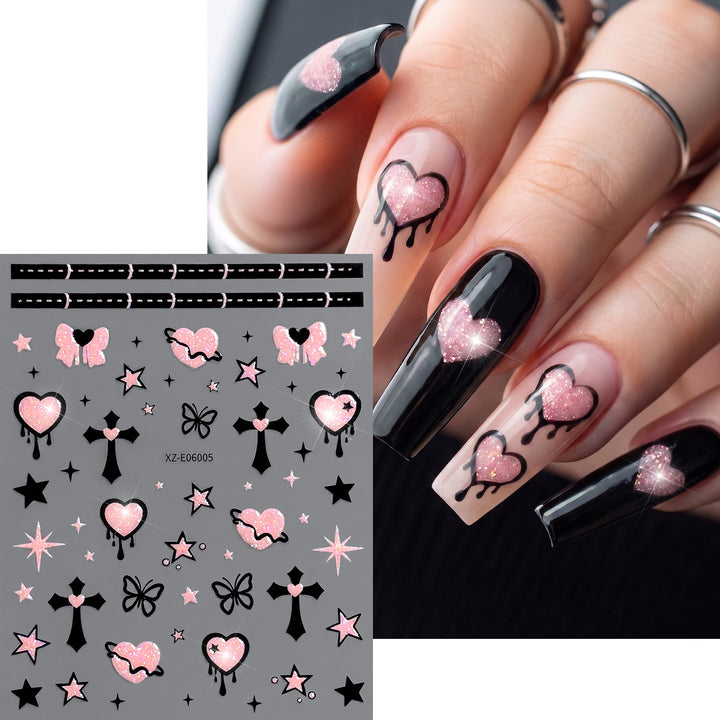 Halloween-Themen Nagelkunst Aufkleber Set  1791507032