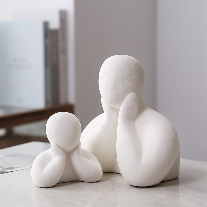 Künstlerische Entspannungsfigur Karnz