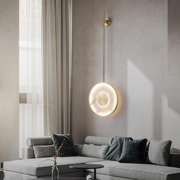 Elegante Runde Wandlampe