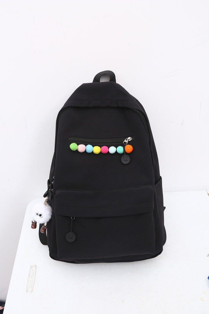 Praktischer Rucksack mit Farbenfrohen Applikationen Karnz