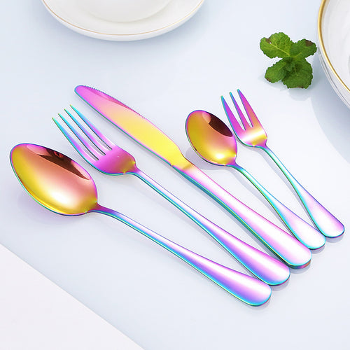 Elegantes Edelstahl-Besteckset mit Ergonomischem Griff Karnz