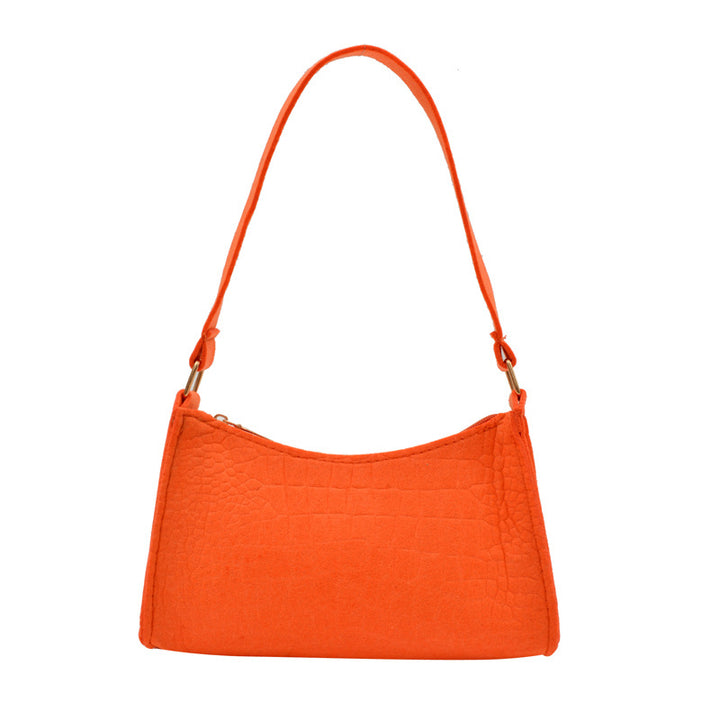 WoCrocodile Texturiertes Mini Schulterhandtasche Karnz
