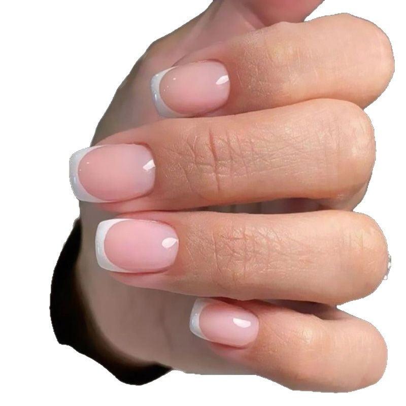 Französische Spitze Press-On Nagelkunst Karnz