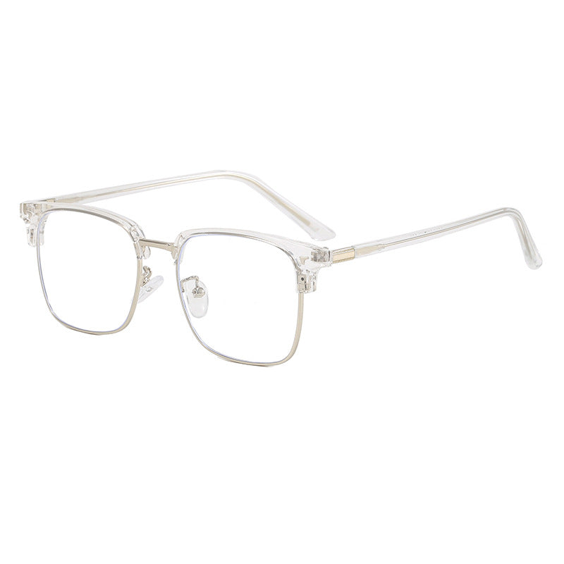 Damen elegante quadratische Brille mit leichtem Metallrahmen Karnz