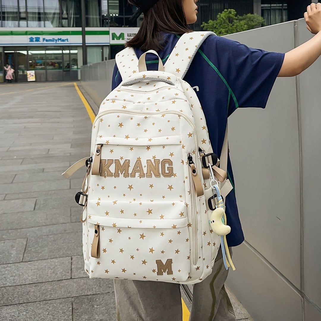 Trendiger Sternmuster-Rucksack Karnz
