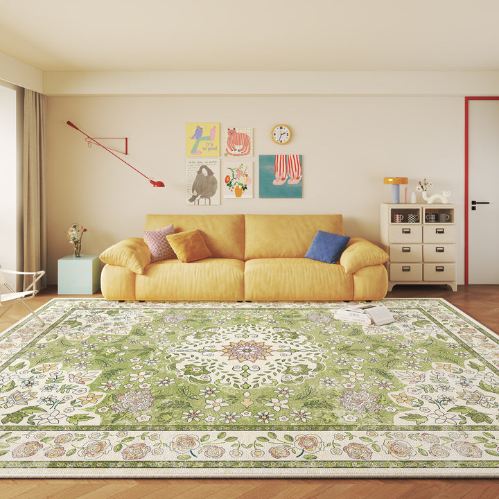 Vintage-inspirierter geometrischer Teppich Karnz