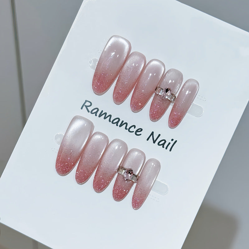Elegante Ombre Druck-Nägel Karnz