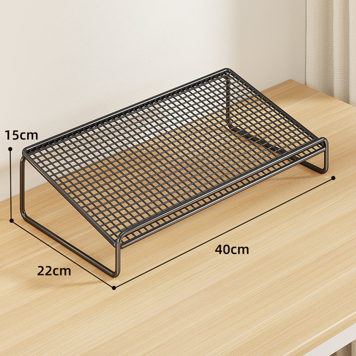Mesh Stapelbarer Schreibtisch Organizer Regal Erhöher