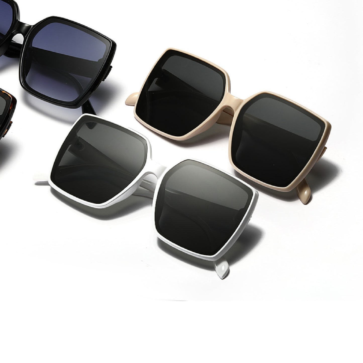 Damen modische quadratische Sonnenbrille Karnz