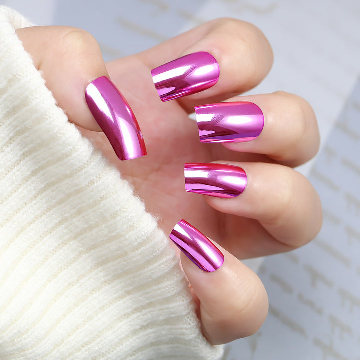 Premium Spiegel Finish Nagelkunst Tipps Karnz