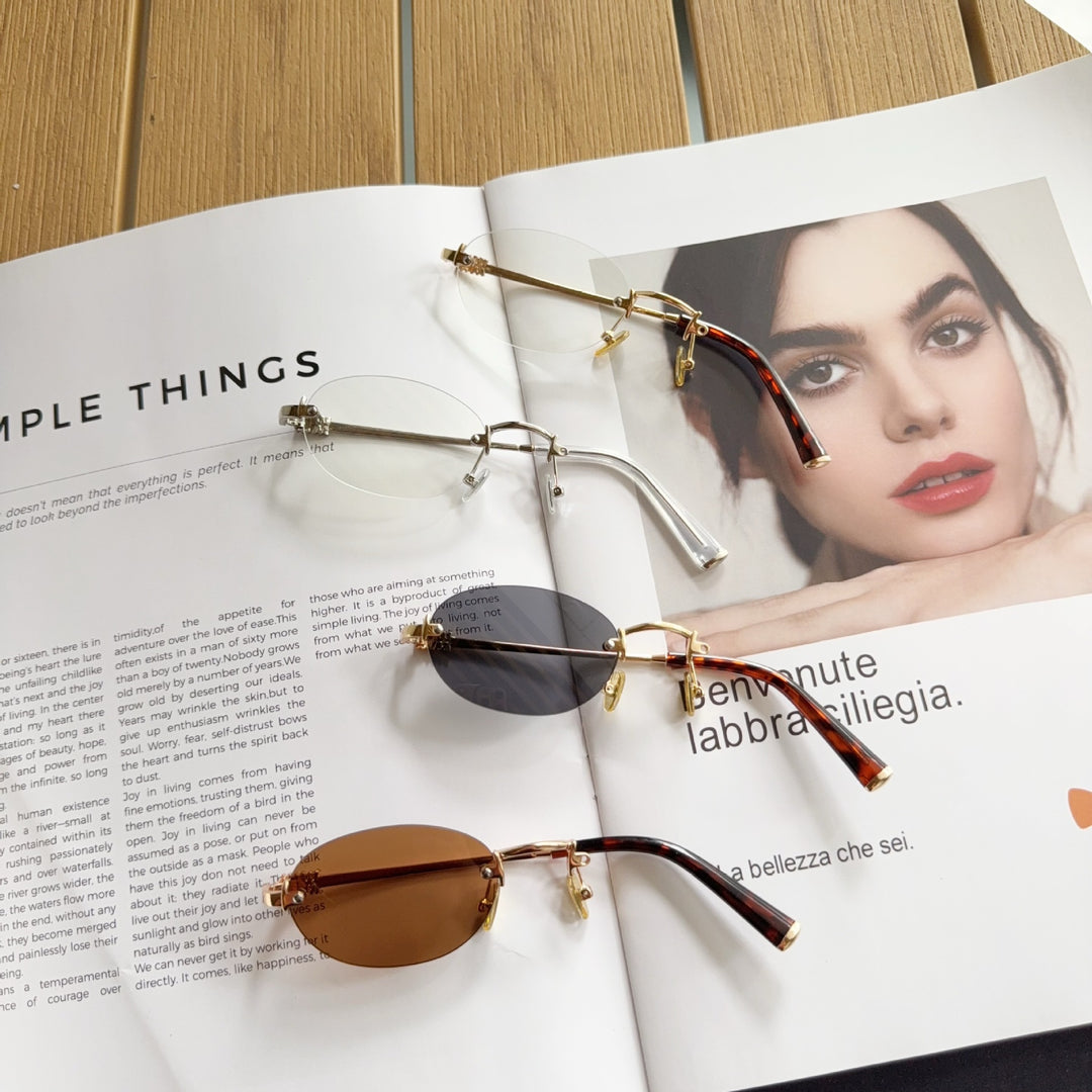 Moderne Runde Rahmen Brille Karnz