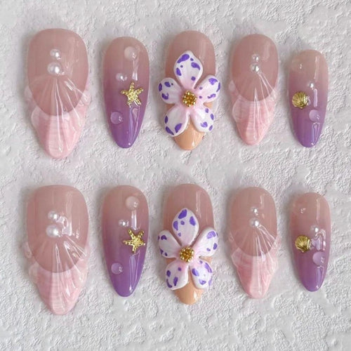 Luxe Dekorative Druck-Nagelkollektion Karnz