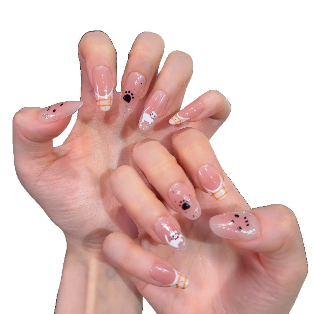 Verspielt Thematisiertes Press-On Nagelset Karnz