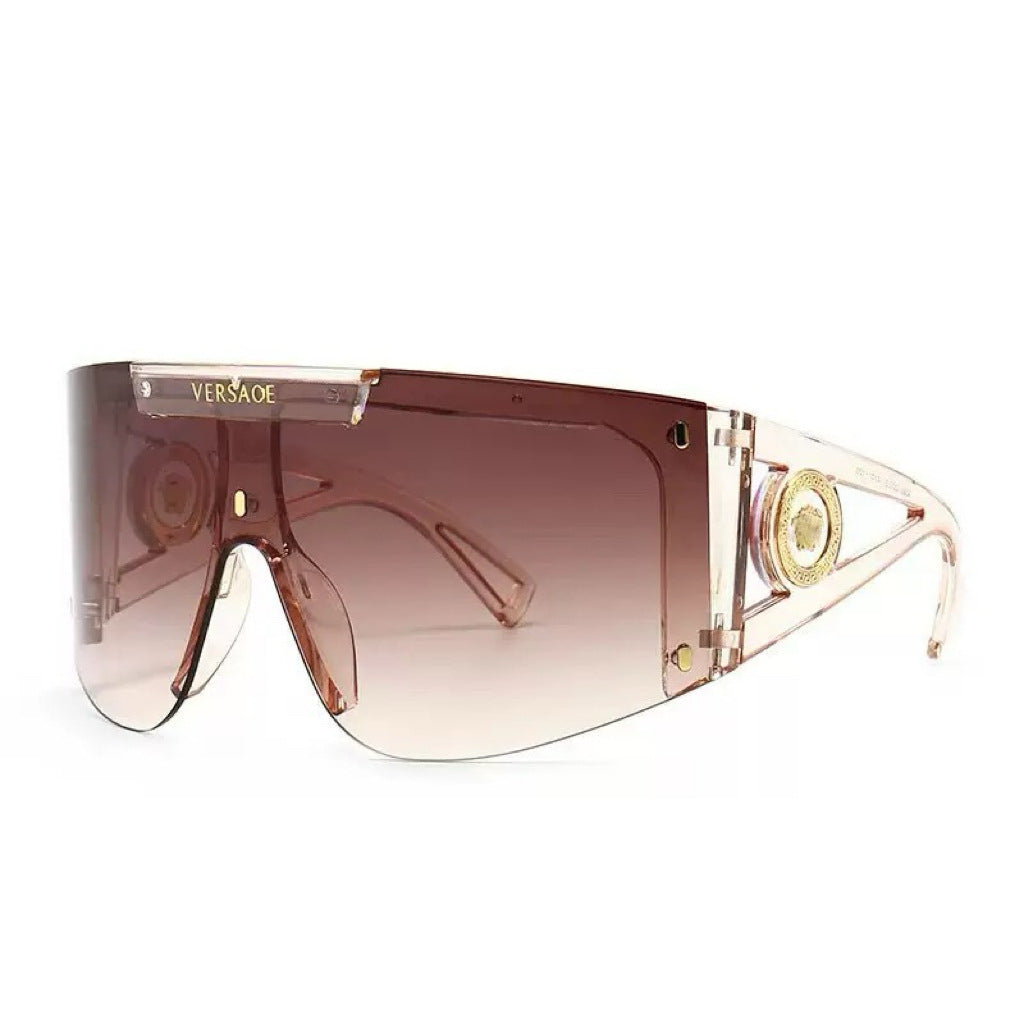 Damen futuristische Oversized-Sonnenbrille Karnz
