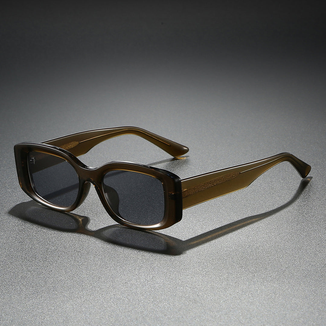 Damen modische Sonnenbrille im stylischen, eckigen Rahmen Karnz