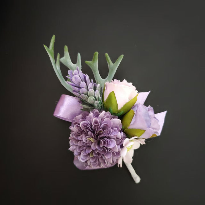 Florale Reversbrosche