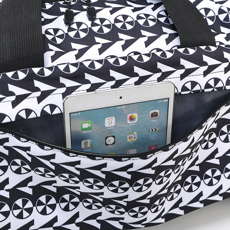 Stylische gemusterte Wochenend-Duffel-Tasche Karnz