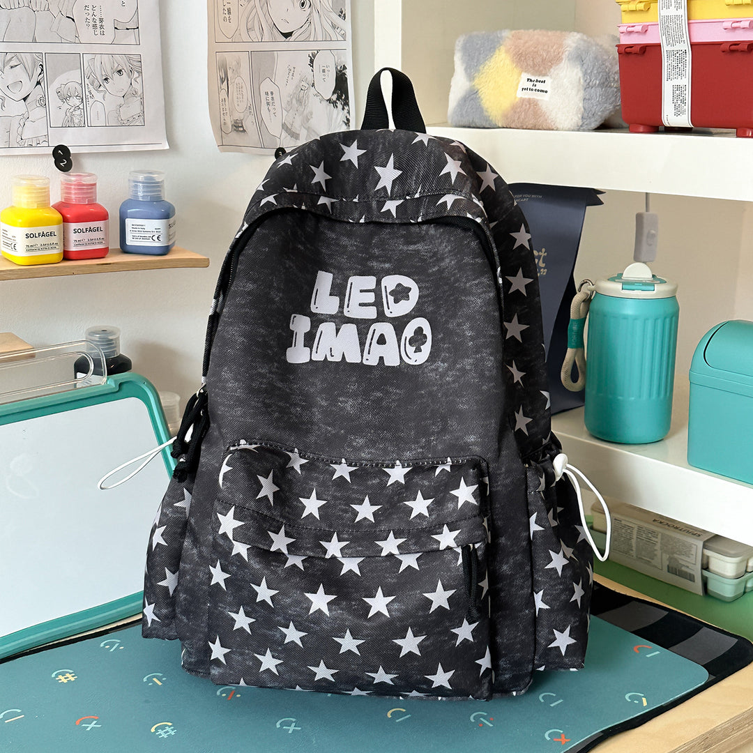 Fun Sternenmuster Rucksack Karnz
