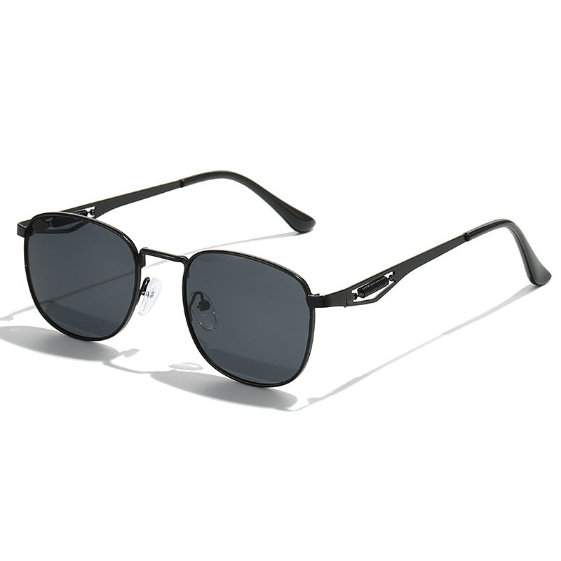 Damen Modische Pilotensonnenbrille mit hochwertigem Metallrahmen Karnz