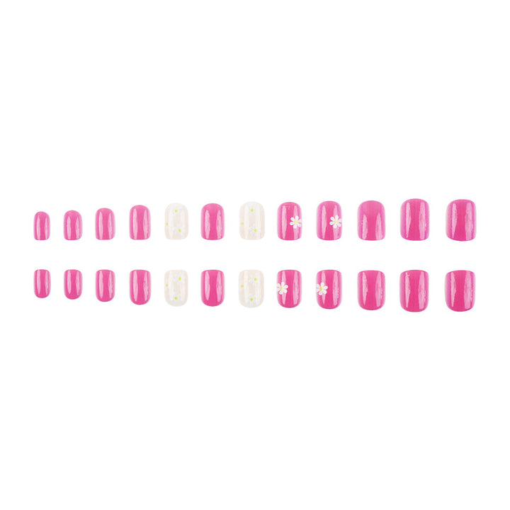 Floral Verziertes Gel-Nagelkunst-Set Karnz