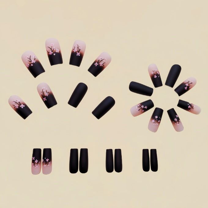Künstlerisches Floral Französisches Nagelkunstset Karnz