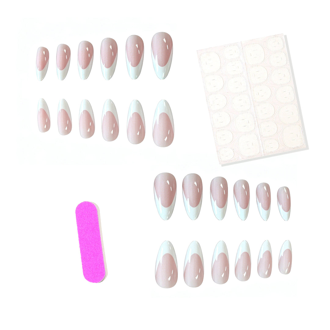 Elegante französische Spitze Acryl-Nagelverstärkungen Karnz 1789915431