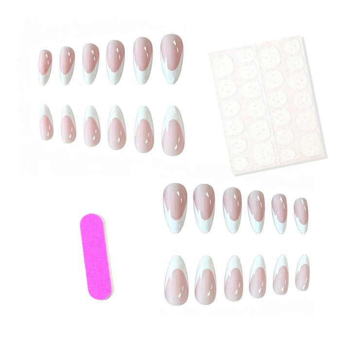 Elegante französische Spitze Acryl-Nagelverstärkungen Karnz 1789915431