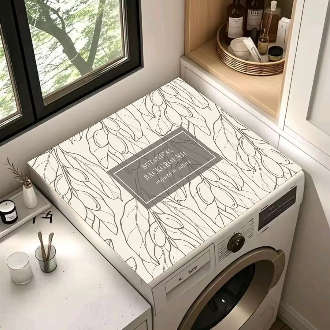 Vintage Floral Decorative Laundry Mat Karnz