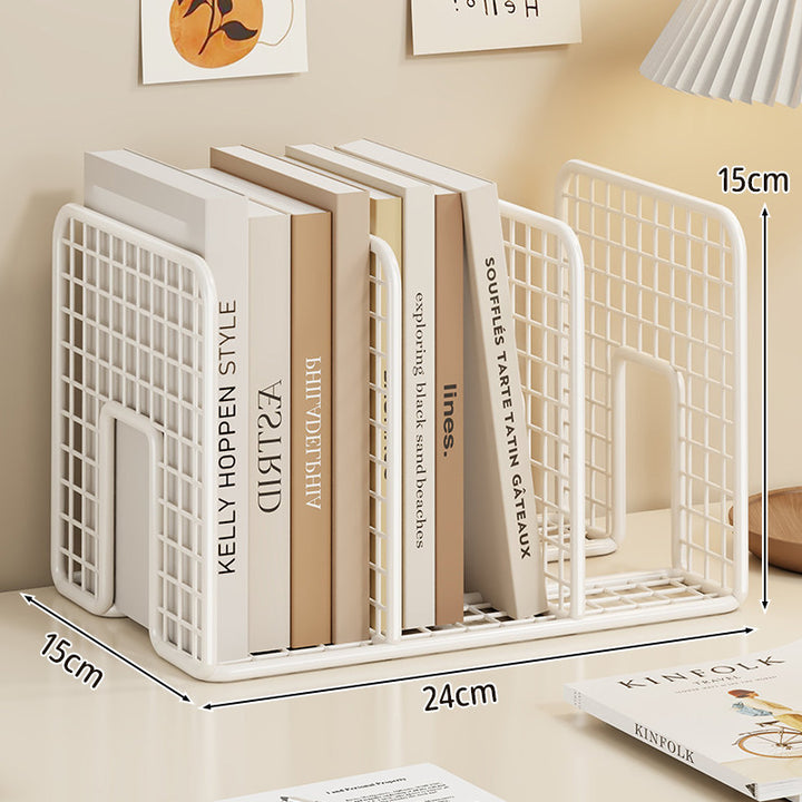 Mesh Wire Schreibtisch Buch Organizer Multi-Kompartiment Gitter Divider