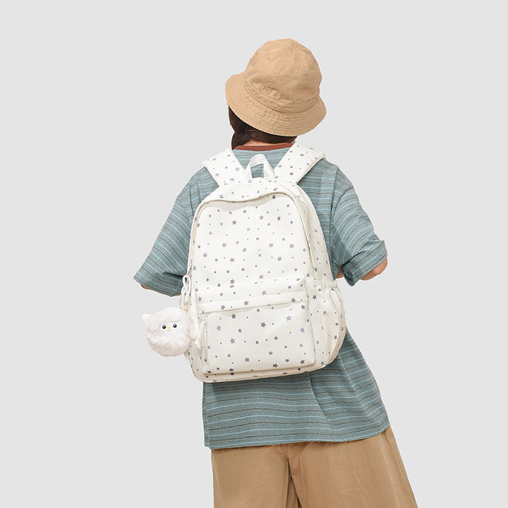 Stilvoller gepunkteter lässiger Rucksack Karnz