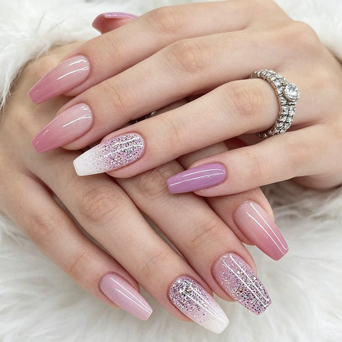 Glamouröses Glitzer-Gel-Nagel-Set Karnz