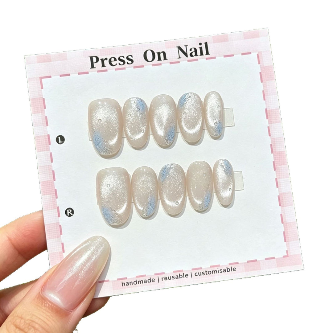 Benutzerdefiniertes Press-on-Nagelset mit wiederverwendbarem und elegantem Design