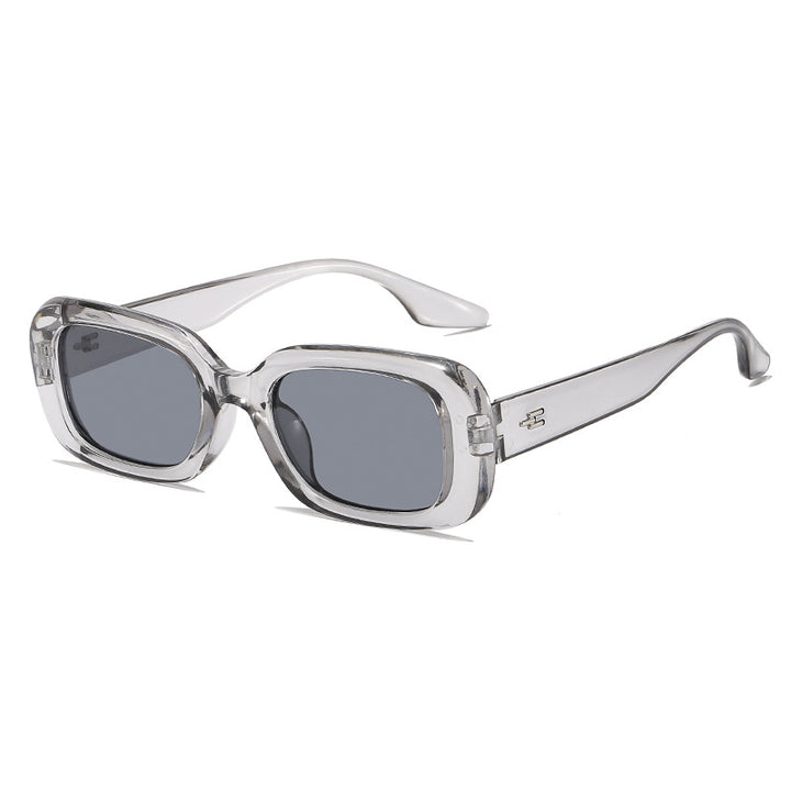 Moderne oversized rechteckige Sonnenbrille Karnz