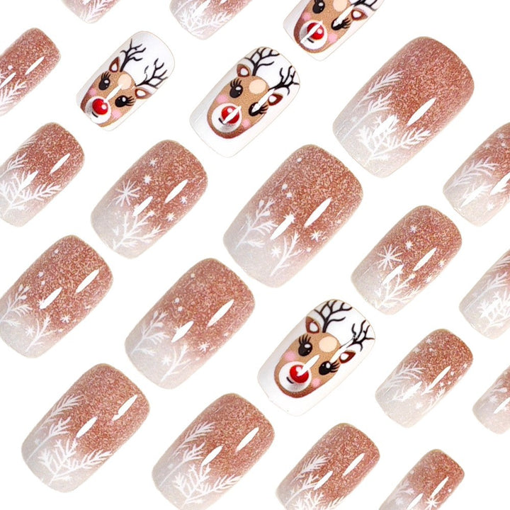 Festlich Thema Press-On Nagelkunst Karnz