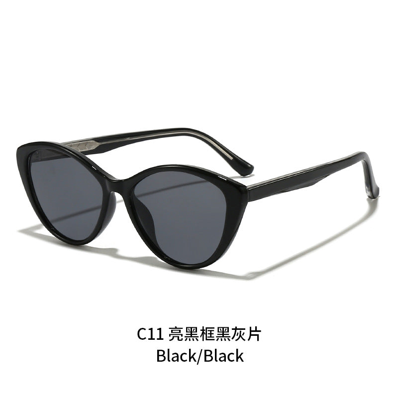 Damen trendige Sonnenbrille im modernen Cat-Eye-Stil Karnz