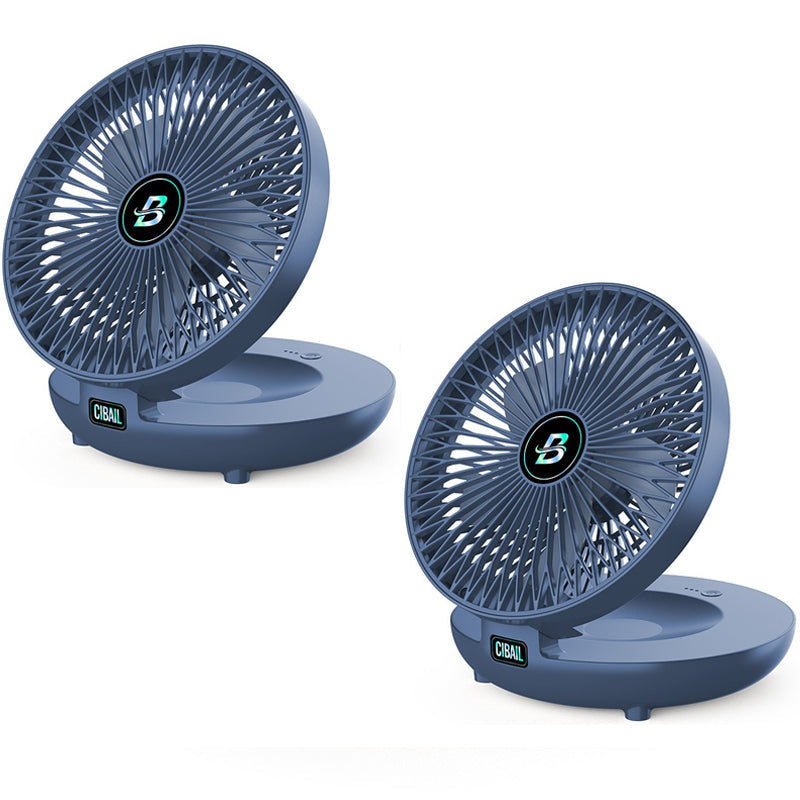 Tragbarer Mini-Desktop-Ventilator, USB-aufladbarer verstellbarer Wandventilator | Karnz