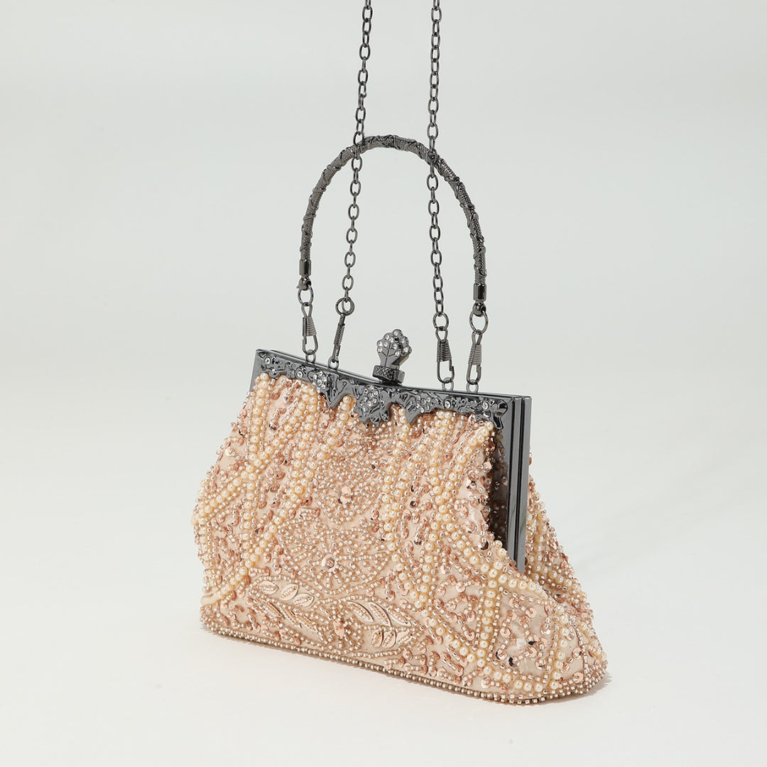 Perlen Abendhandtasche