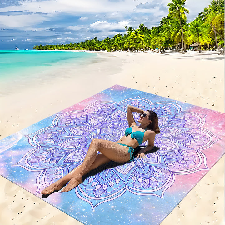 Mandala Design Strandmatte Karnz