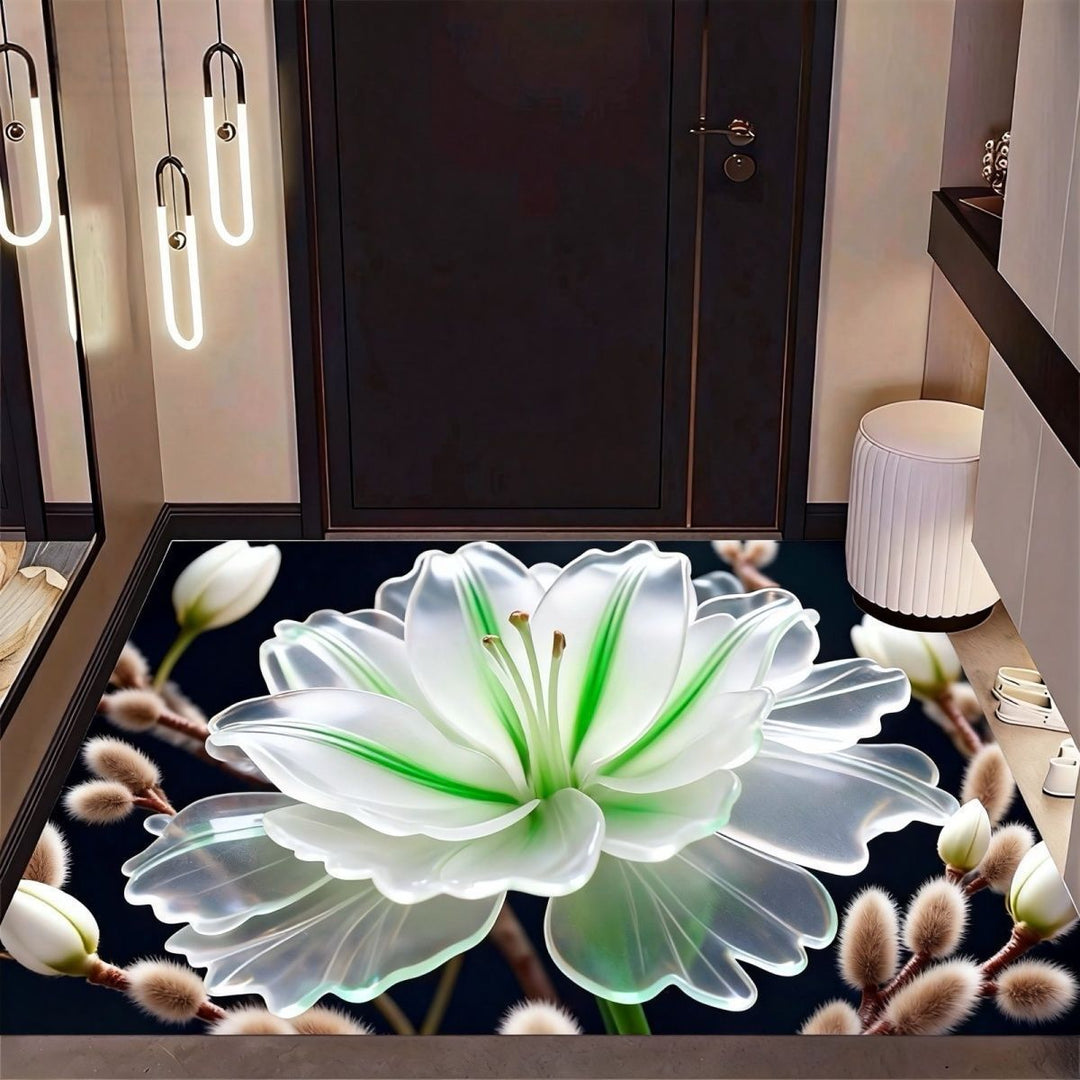 Blumendesign Teppich