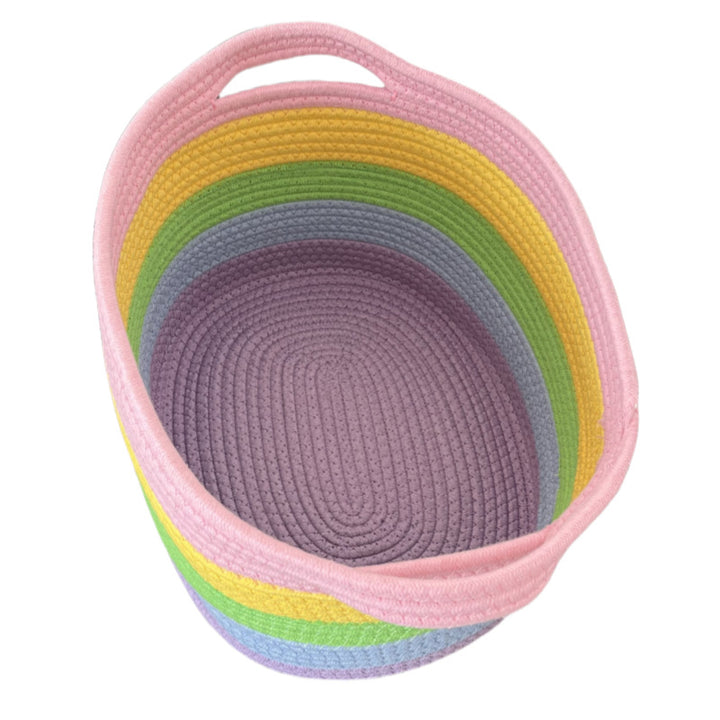 Damen Aufbewahrungskorb mit bunten Streifen Karnz