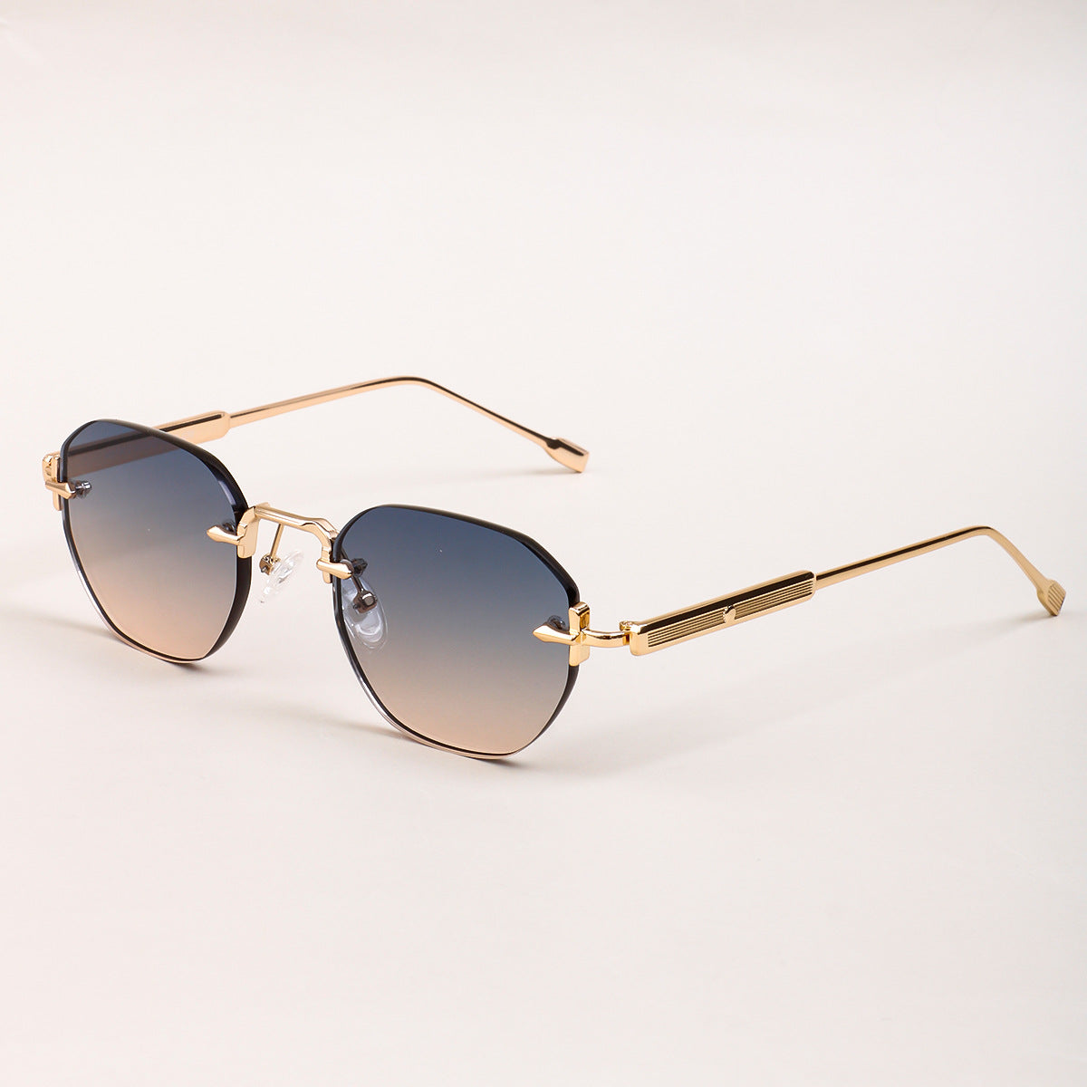 Damen Sonnenbrille mit elegantem achteckigen Rahmen und komfortablen Nasenpads Karnz