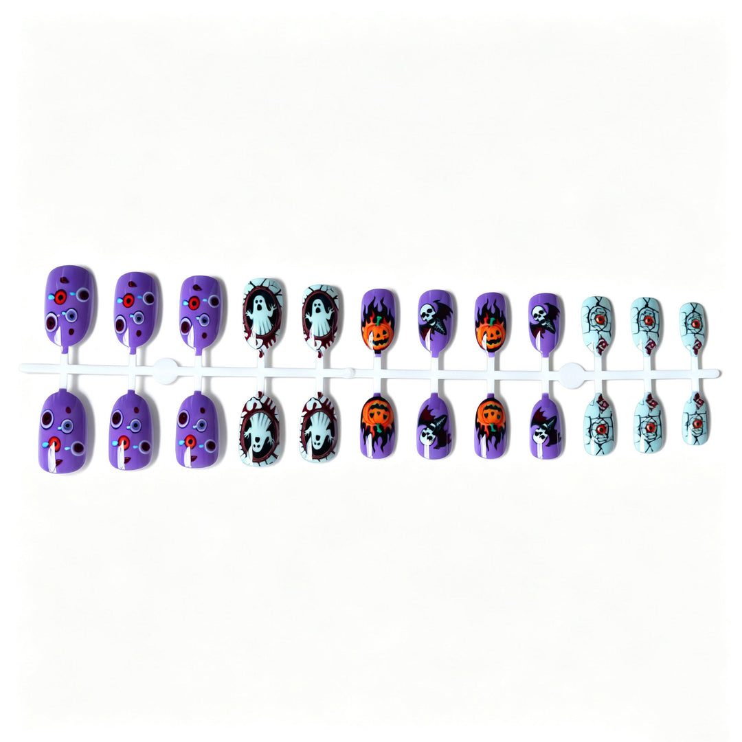 Halloween-Themen Nagelkunst Set  1790957727