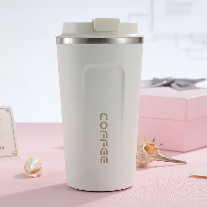 Damen stilvoller Kaffeebecher mit doppelter Wand Isolierung Karnz