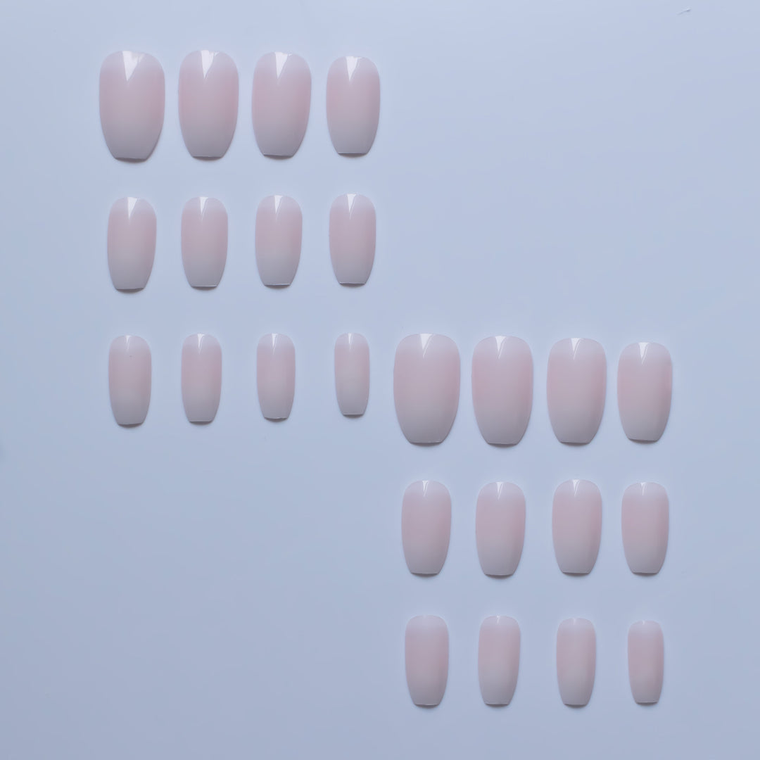 Elegantes Französisches Tipp-Acryl-Nagelkunst-Set